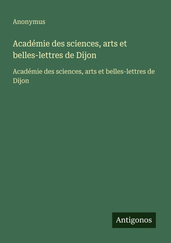 Académie des sciences, arts et belles-lettres de Dijon