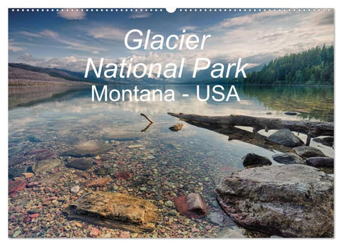 Glacier National Park Montana - USA (Wandkalender 2026 DIN A2 quer), CALVENDO Monatskalender