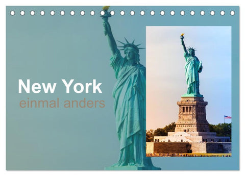 New York - einmal anders (Tischkalender 2026 DIN A5 quer), CALVENDO Monatskalender