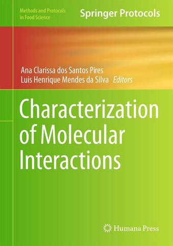 Characterization of Molecular Interactions