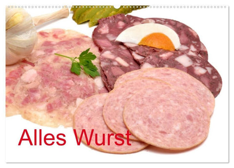 Alles Wurst (Wandkalender 2027 DIN A2 quer), CALVENDO Monatskalender