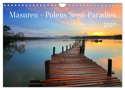 Masuren - Polens Seen-Paradies (Wandkalender 2027 DIN A4 quer), CALVENDO Monatskalender
