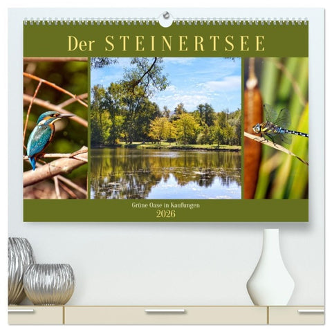 Der Steinertsee (hochwertiger Premium Wandkalender 2026 DIN A2 quer), Kunstdruck in Hochglanz
