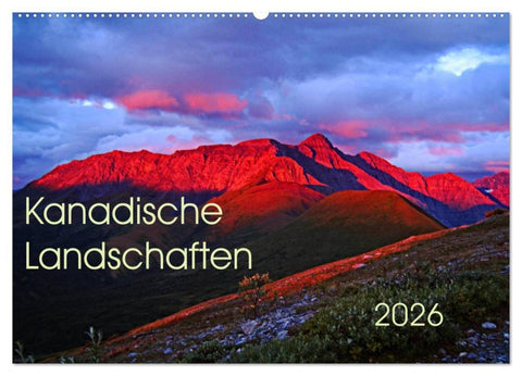 Kanadische Landschaften 2026 (Wandkalender 2026 DIN A2 quer), CALVENDO Monatskalender