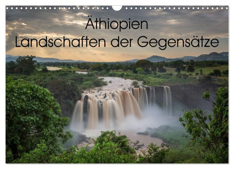 Äthiopien Landschaften der Gegensätze (Wandkalender 2027 DIN A3 quer), CALVENDO Monatskalender