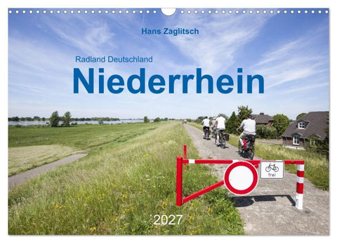 Radland Deutschland - Niederrhein (Wandkalender 2027 DIN A3 quer), CALVENDO Monatskalender