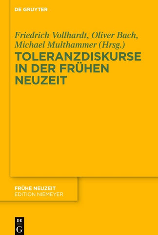 Toleranzdiskurse in der Frühen Neuzeit