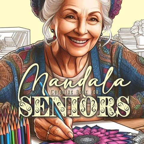 Mandalas für Senioren Malbuch für Erwachsene