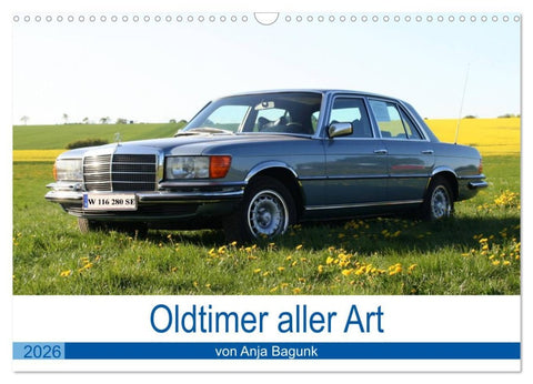 Oldtimer aller Art (Wandkalender 2026 DIN A3 quer), CALVENDO Monatskalender