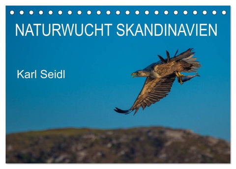 Naturwucht Skandinavien (Tischkalender 2027 DIN A5 quer), CALVENDO Monatskalender