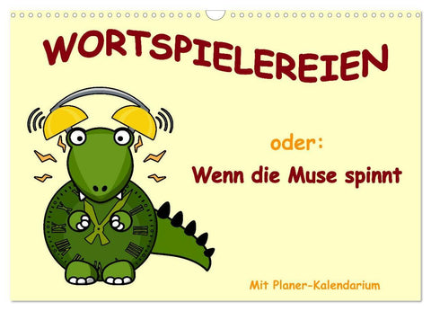Wortspielereien (Wandkalender 2027 DIN A3 quer), CALVENDO Monatskalender