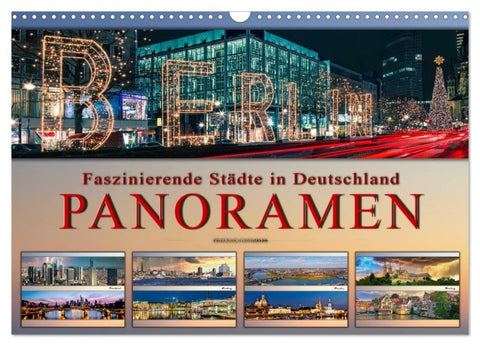 Faszinierende Städte in Deutschland - Panoramen (Wandkalender 2027 DIN A3 quer), CALVENDO Monatskalender