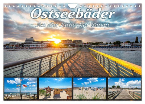 Ostseebäder an der Lübecker Bucht (Wandkalender 2027 DIN A4 quer), CALVENDO Monatskalender