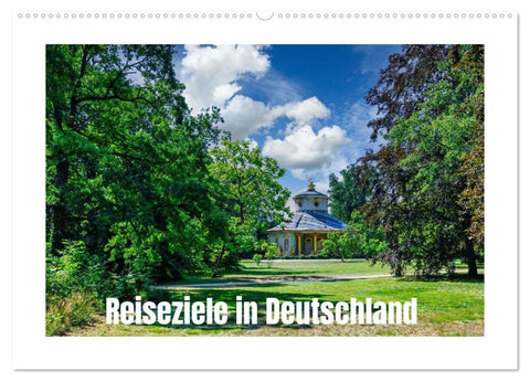Reiseziele in Deutschland (Wandkalender 2027 DIN A2 quer), CALVENDO Monatskalender
