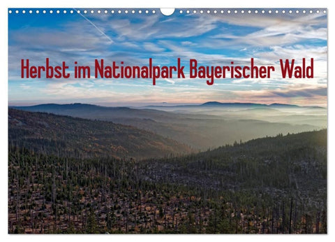 Herbst im Nationalpark Bayerischer Wald (Wandkalender 2027 DIN A3 quer), CALVENDO Monatskalender