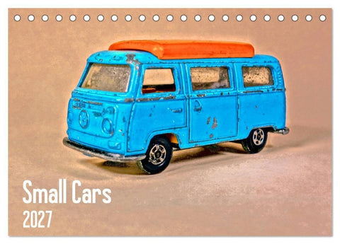 Small Cars (Tischkalender 2027 DIN A5 quer), CALVENDO Monatskalender