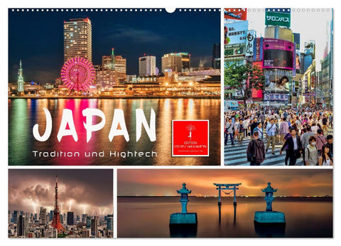 Japan - Tradition und Hightech (Wandkalender 2027 DIN A2 quer), CALVENDO Monatskalender