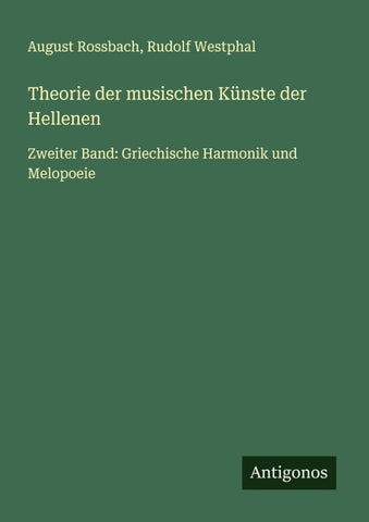 Theorie der musischen Künste der Hellenen