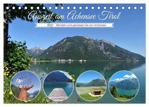 Auszeit am Achensee Tirol (Tischkalender 2027 DIN A5 quer), CALVENDO Monatskalender