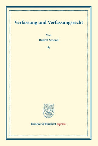 Verfassung und Verfassungsrecht