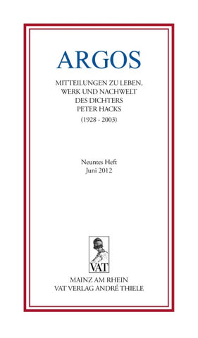 ARGOS. Neuntes Heft