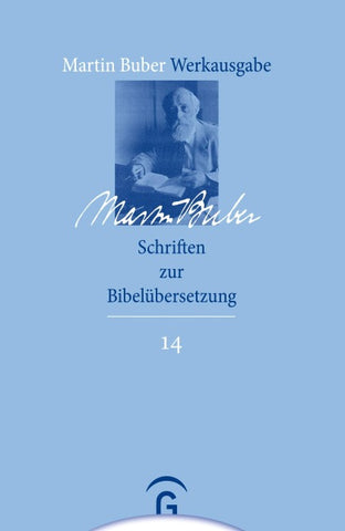 Martin Buber-Werkausgabe (MBW) / Schriften zur Bibelübersetzung