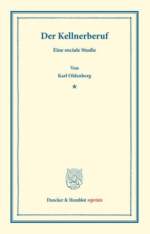 Der Kellnerberuf.