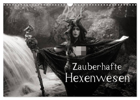Zauberhafte Hexenwesen (Wandkalender 2027 DIN A3 quer), CALVENDO Monatskalender