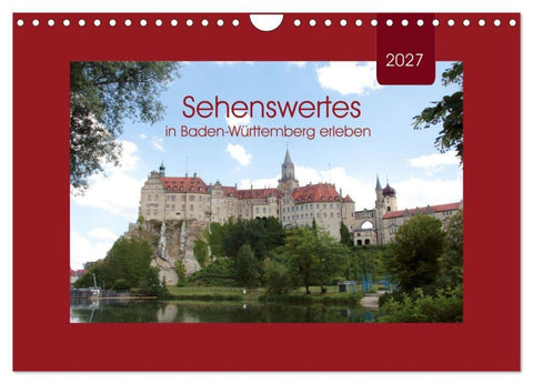 Sehenswertes in Baden-Württemberg erleben (Wandkalender 2027 DIN A4 quer), CALVENDO Monatskalender