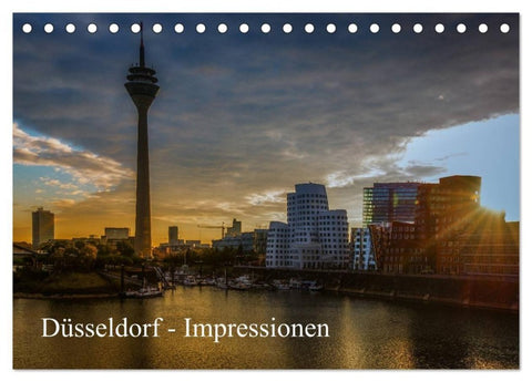 Düsseldorf - Impressionen (Tischkalender 2027 DIN A5 quer), CALVENDO Monatskalender