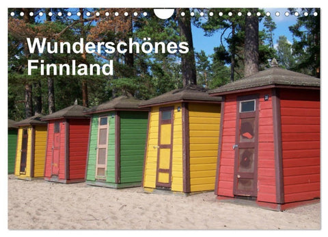 Wunderschönes Finnland (Wandkalender 2027 DIN A4 quer), CALVENDO Monatskalender