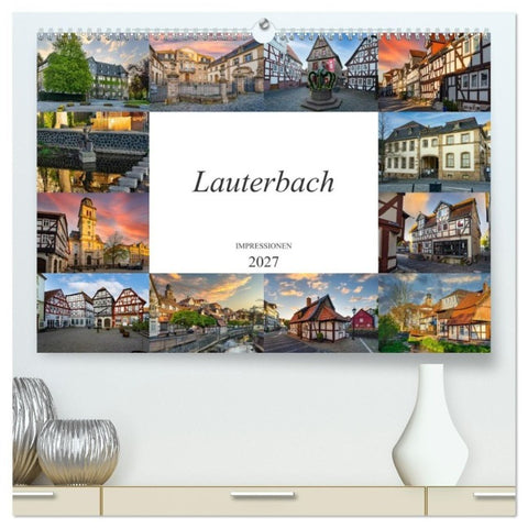 Lauterbach Impressionen (hochwertiger Premium Wandkalender 2027 DIN A2 quer), Kunstdruck in Hochglanz