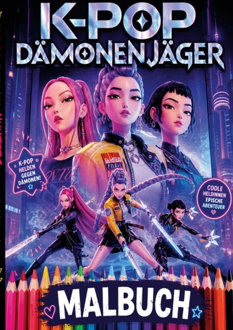 K Pop Demon Hunters Malbuch