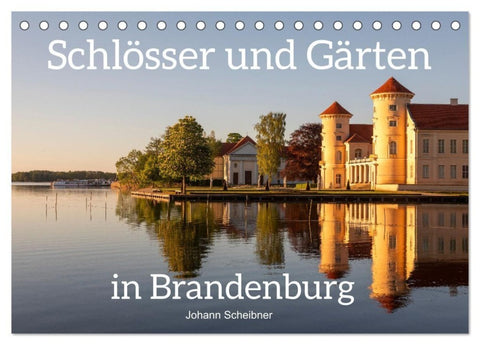 Schlösser und Gärten in Brandenburg (Tischkalender 2027 DIN A5 quer), CALVENDO Monatskalender