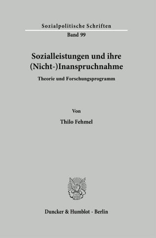 Sozialleistungen und ihre (Nicht-)Inanspruchnahme