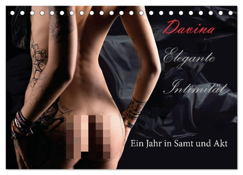Elegante Intimität (Tischkalender 2027 DIN A5 quer), CALVENDO Monatskalender