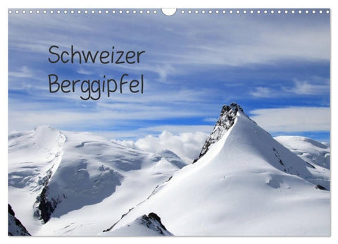 Schweizer Berggipfel (Wandkalender 2027 DIN A3 quer), CALVENDO Monatskalender