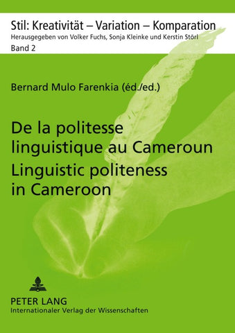 De la politesse linguistique au Cameroun - Linguistic politeness in Cameroon