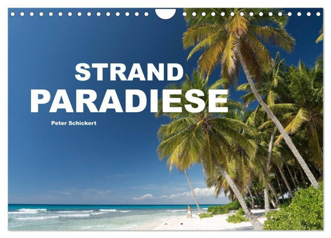 Strandparadiese (Wandkalender 2027 DIN A4 quer), CALVENDO Monatskalender