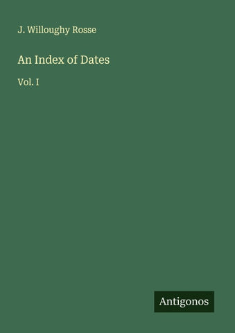 An Index of Dates