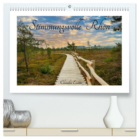 Stimmungsvolle Rhön (hochwertiger Premium Wandkalender 2026 DIN A2 quer), Kunstdruck in Hochglanz