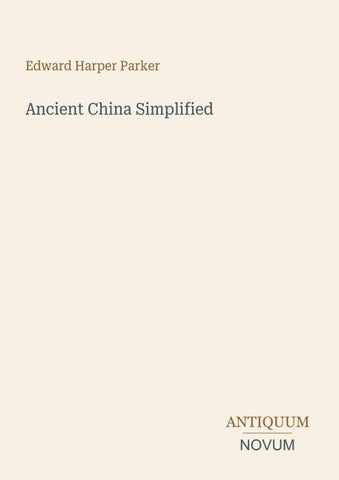 Ancient China Simplified
