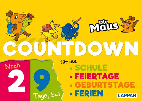 Countdown für die Schule mit der Maus