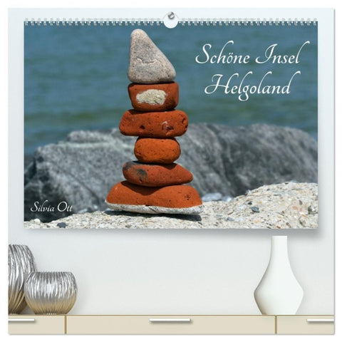 Schöne Insel Helgoland (hochwertiger Premium Wandkalender 2027 DIN A2 quer), Kunstdruck in Hochglanz