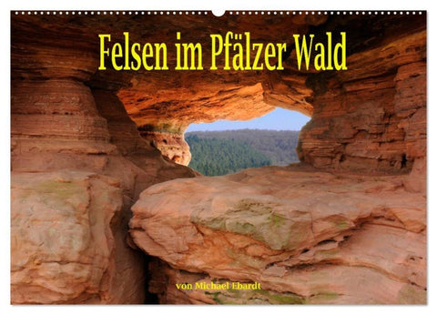 Felsen im Pfälzer Wald (Wandkalender 2026 DIN A2 quer), CALVENDO Monatskalender