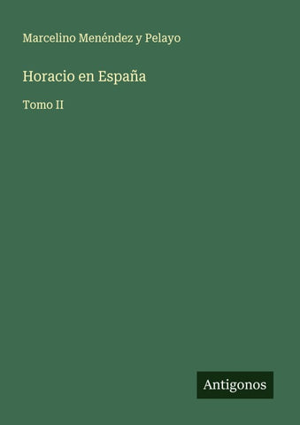 Horacio en España