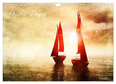Mystic Ships (Wandkalender 2027 DIN A4 quer), CALVENDO Monatskalender