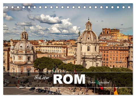 Italien - Rom (Tischkalender 2027 DIN A5 quer), CALVENDO Monatskalender