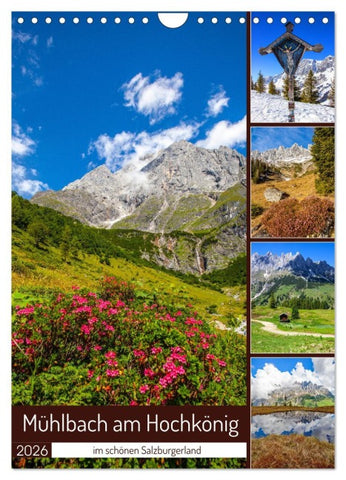 Mühlbach am Hochkönig (Wandkalender 2026 DIN A4 hoch), CALVENDO Monatskalender