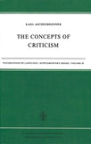 The Concepts of Criticism